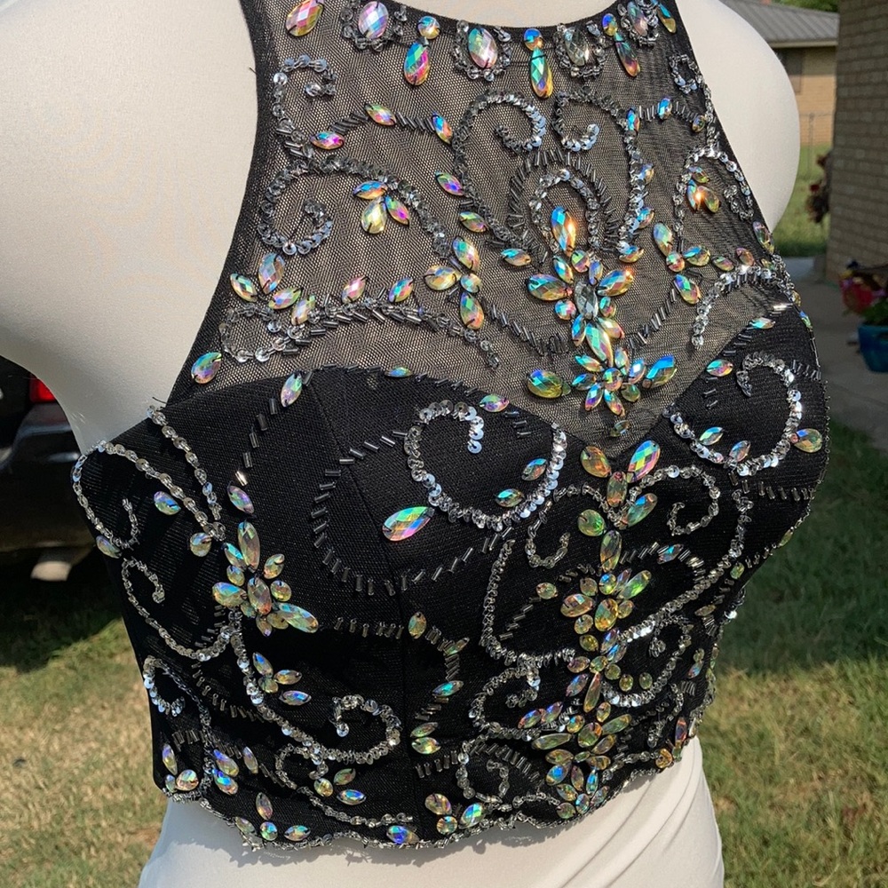 Blondie Nites By Stacy Sklar Sparkly Dress Top